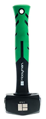 Hooyman 2.5lb Club Sledge Hammer with Heavy Duty Construction, Ergonomic No-Slip H-Grip Handles, Solid Fiberglass Cores, and Epoxy Sealed Heads for Construction, Gardening, Yard Work, and Outdoors - Image 1