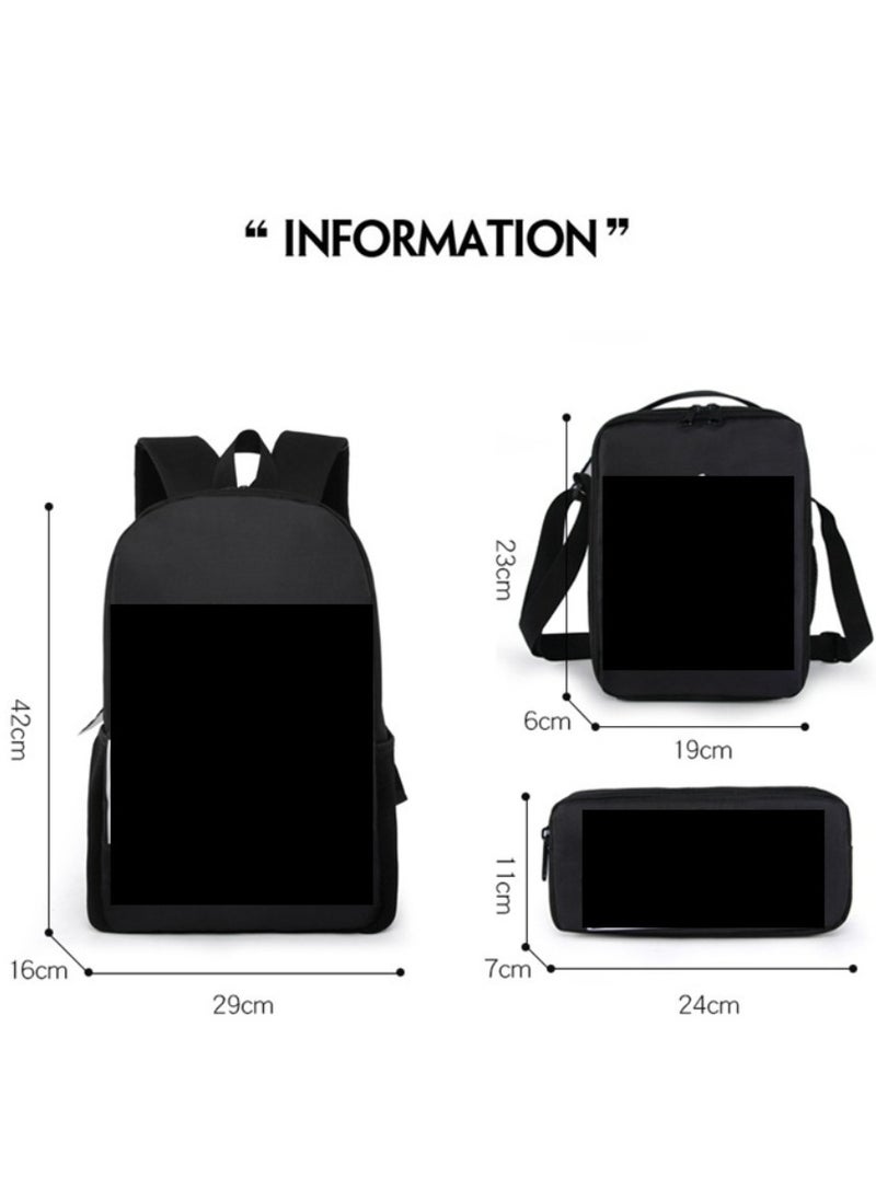 Digital Printing Large Capacity Backpack Three piece Set Lunch Bag Pen Bag Polyester Comfortable Load Reducing Backpack for Students and Children Unisex - pzsku/Z1D4BA42703963DED4288Z/45/_/1705563015/aa405c0a-9bc5-461b-89f4-d07aa753ed36