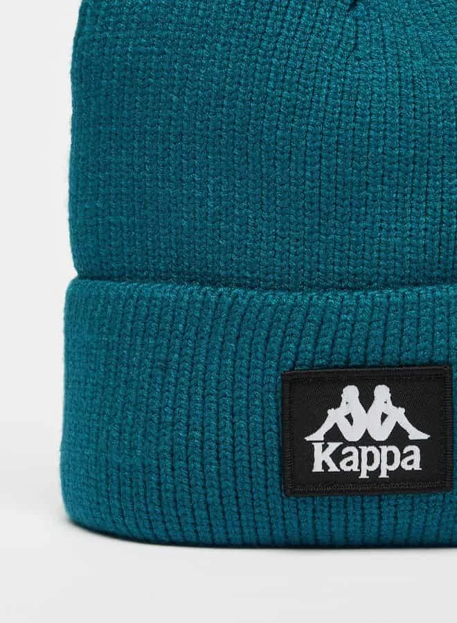 Kappa Kappa Logo Applique Beanie Cap