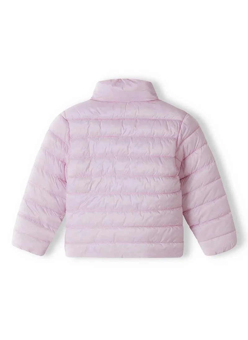 MINOTI Kids Girls Puffer Jacket with Lightweight Padding and Zip