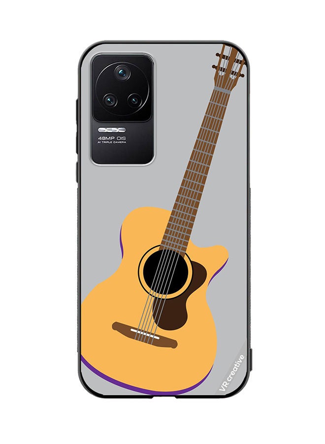 VR CREATIVE Protective Case Cover For Xiaomi Redmi K50 Guitar Musical Design Multicolour  - Image 1