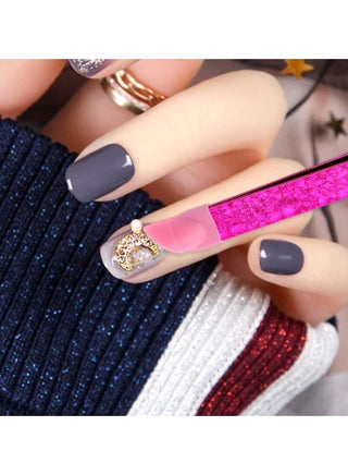 Double Ended Silicone Nail Art Tweezers With Pressing Head Nail Stickers Rhinestones Pick Up Clip Eyelash Extension Makeup Tools - view 4