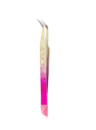 Double Ended Silicone Nail Art Tweezers With Pressing Head Nail Stickers Rhinestones Pick Up Clip Eyelash Extension Makeup Tools - view 5