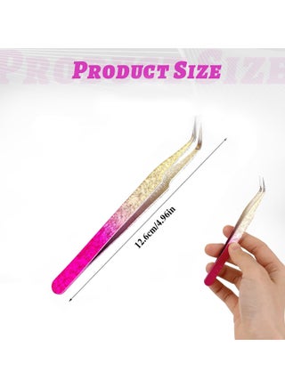 Double Ended Silicone Nail Art Tweezers With Pressing Head Nail Stickers Rhinestones Pick Up Clip Eyelash Extension Makeup Tools - view 3