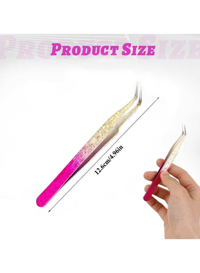 Goolsky Double Ended Silicone Nail Art Tweezers With Pressing Head Nail Stickers Rhinestones Pick Up Clip Eyelash Extension Makeup Tools - Image 3