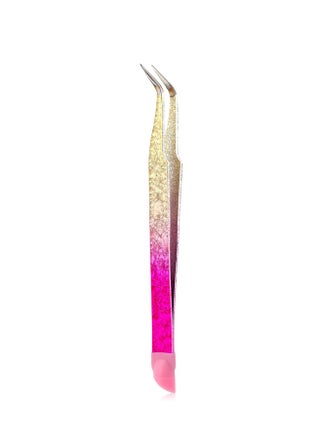 Double Ended Silicone Nail Art Tweezers With Pressing Head Nail Stickers Rhinestones Pick Up Clip Eyelash Extension Makeup Tools - view 2