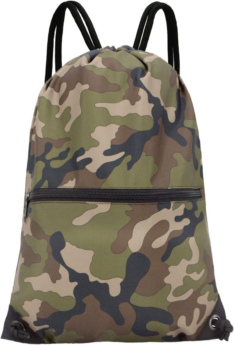 HOLYLUCK Drawstring Backpack Bag Sport Gym Sackpack - Image 1