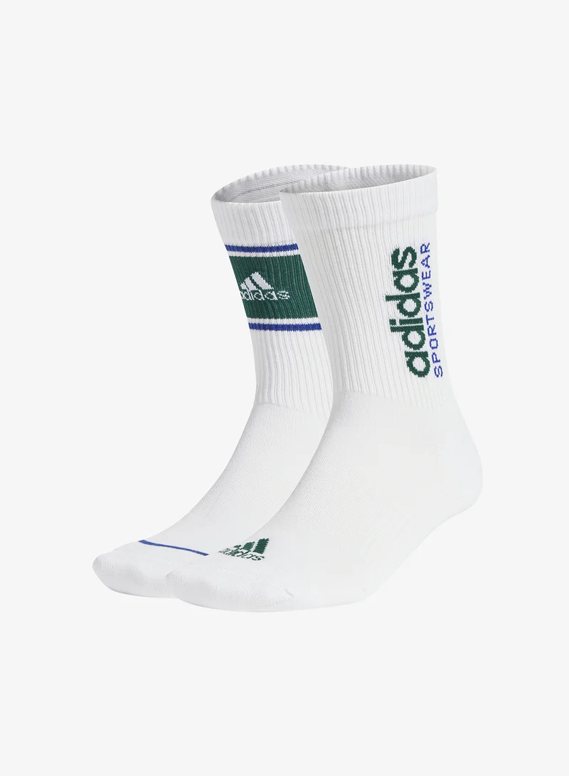 adidas جوارب بشعار رسومي قطعتين