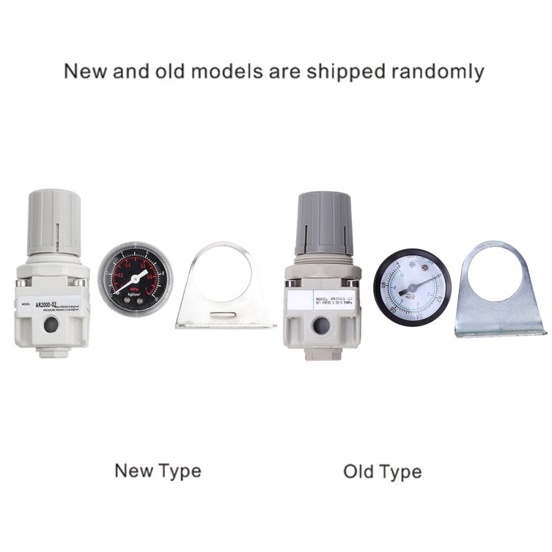 Air Pressure Regulator: High Accuracy Pressure Regulation - SMC Type Pressure Reducing Valve With Gauge Installing Bracket For Professional Use - Image 2