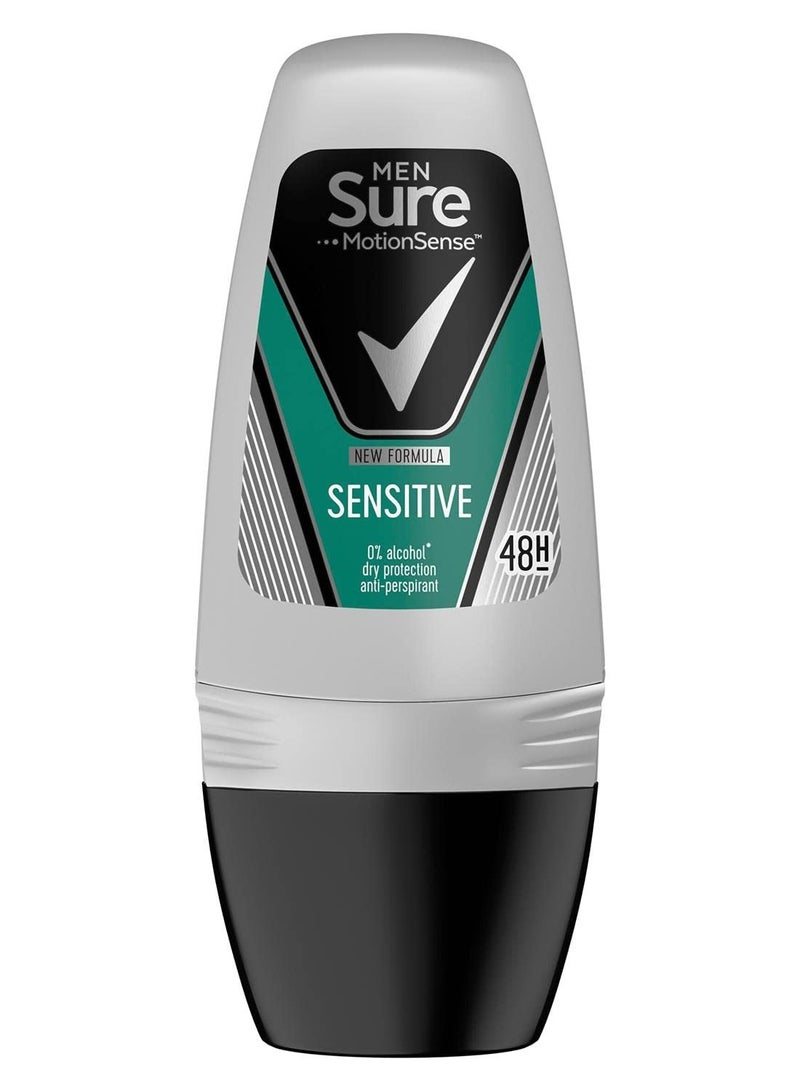 شور مزيل العرق شور مين سينسيتيف دراي رول أون، 50 مل - Image 1