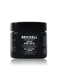 Brickell Men's Products Brickell Men's Smooth Finish Glycolic Acid Peel For Men, Natural and Organic, Anti-Aging Peel for Wrinkles, 2 Ounce, Scented  - Image 1