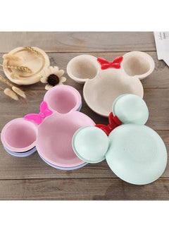 NIBEMINENT Kids Dinner Set Kids Bowl Spoon and Fork Set Eco Friendly BPA Free and Dishwasher Safe Children Dinnerware Set  - Image 4