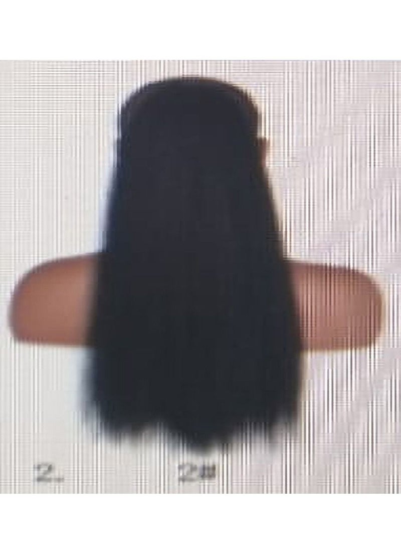 Estelle Wig Ponytail Long Curly Hair Ponytail Fluffy Explosive Head Wig Ponytail Corn Silk African Ponytail Color No 2 - Image 1