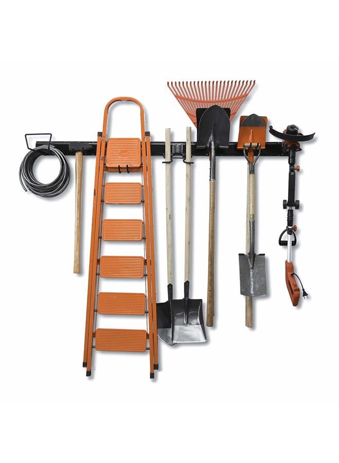 Wallmaster 15 PCS Tool Storage Rack, Garage Storage Wall Mount Organizer Garden Tool Heavy Duty Racks Broom Holder Hooks Hangers Max 420lb for Rake Shovel Lawn Garden - Image 1