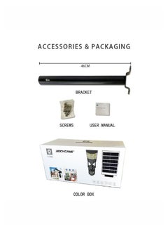 DOCKCASE 4MP Outdoor 4G SIM Card AI Dual Lens  Solar Security CCTV Camera and Street Lighting  - Image 4