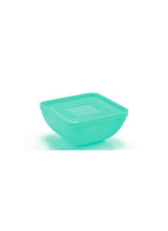 Pure square bowl, .05 liters, green lid, safe for use in the microwaveFBDBGG08974