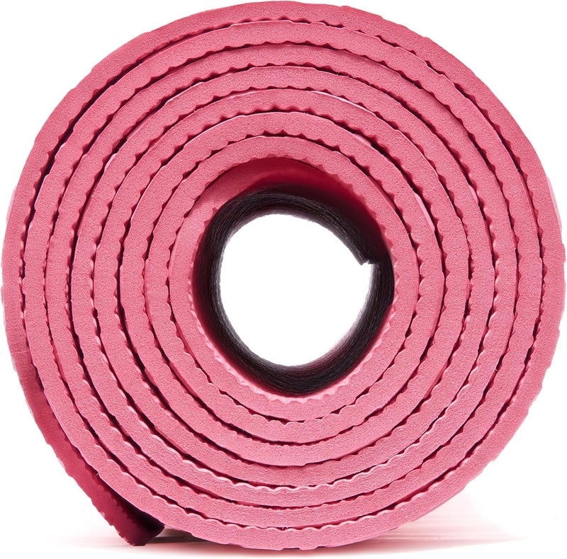 Adidas 4mm Yoga Mat – Pink Fusion, Lightweight Non-Slip Mat for Yoga & Home Fitness Training - Image 3