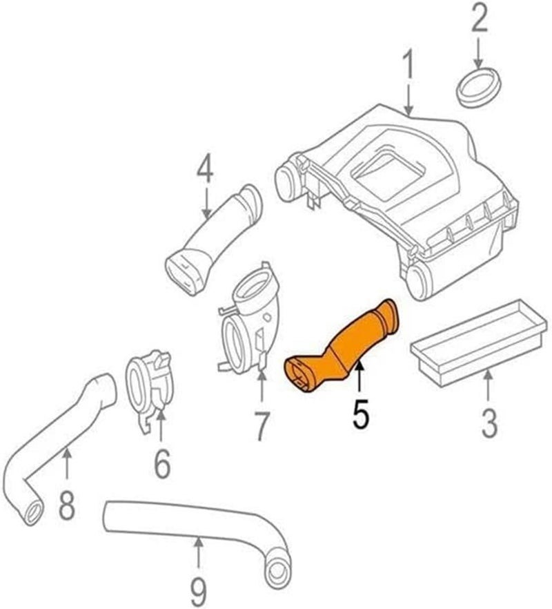 Wivplex Air Intake Pipe for Various Mercedes Models - Image 3