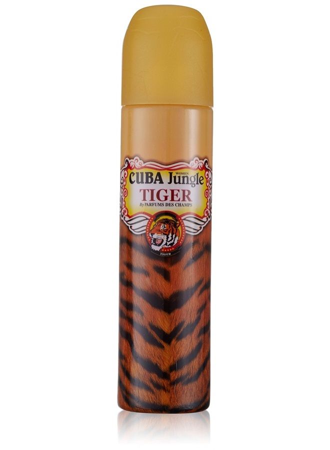 Cuba Jungle Tiger Eau De Parfum Spray for Women, 3.4 Ounce