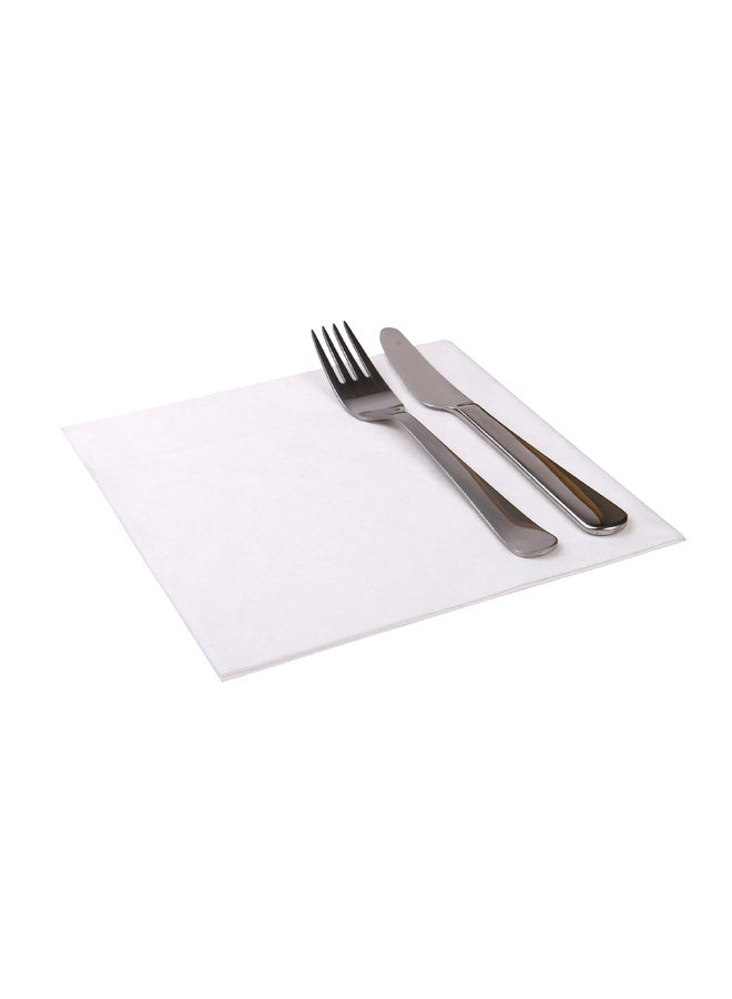 Restaurantware Luxenap 15.8 x 15.8 Inch Linen-Feel Napkins, 600 airlaid Disposable Napkins - Sustainable, Durable, White Paper Square Paper Napkins, For All Kinds Of Events  - Image 2
