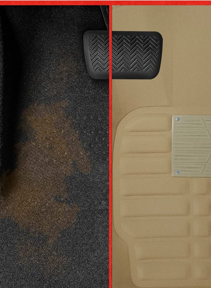 Car Mat Set 5Pcs/Set Car Floor Mat, Car Mat Better Grip Easy To Clean - Image 3