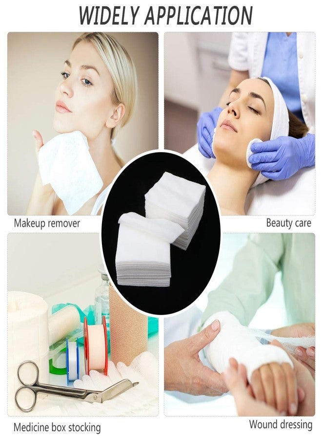 HEALLILY Dressing Pads 100Pcs Non Woven Gauze Sponge Disposable Wrapped Gauze Pads for Wound Care, Wound Dressing, First Aid Supplies (White Unfold Size 20x20cm) 4x4 Gauze Pads - Image 4