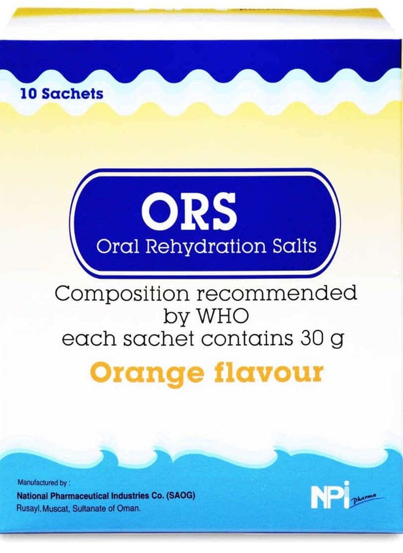 Npi ORS Oral Rehydration Salts 30g 10 Sachets  - Image 2
