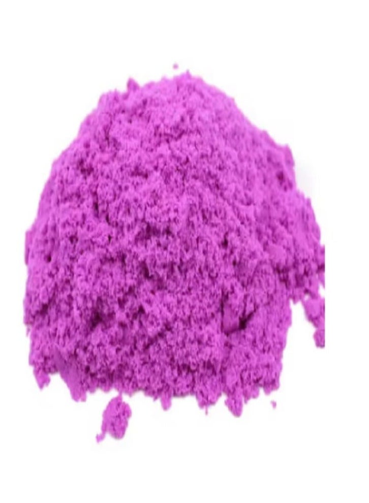 Magic Sand with 2 Animal Molds - Plasticine Underwater World Play Dough Kit, Colored Clay Kit, Castle Modeling Clay Kit, DIY Slime Toys (Purple) - Image 3