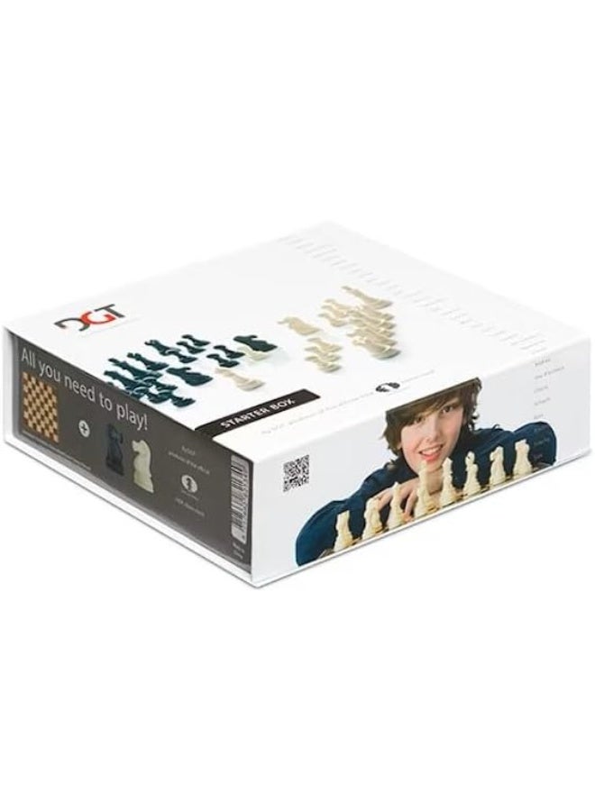 DGT 10874 DGT Chess Starter Box Grey (Board & Pieces) - Image 4