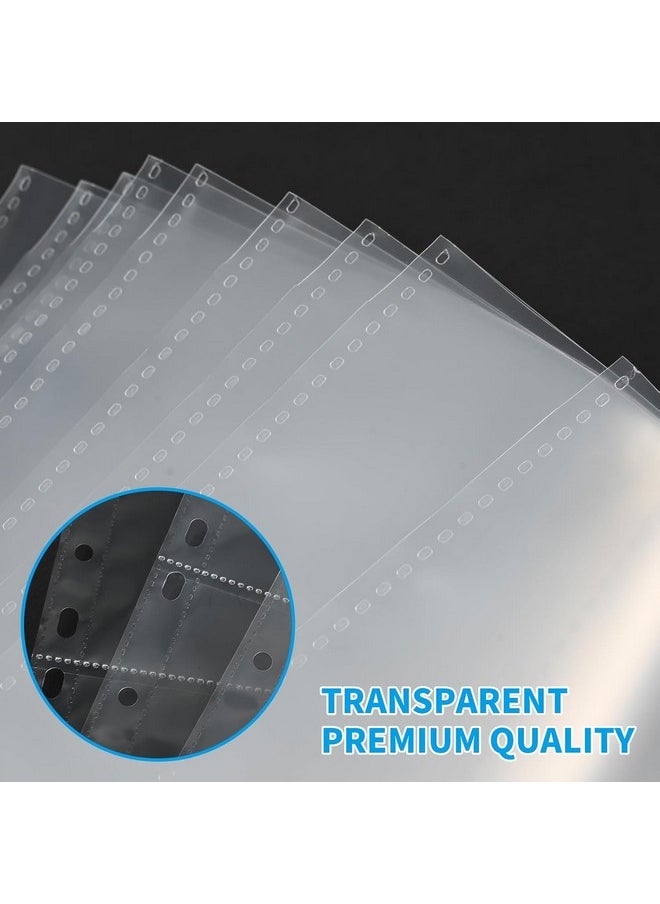 craftinova - 60 Pack 9 Pocket Card Sleeves Binder Sheets，Clear Trading Card Sleeve Pages Protector For 3 Ring Binder,11 Holes Trading Card Binder Sleeves Fit For Baseball,Football,Game,Business Cards - Image 1