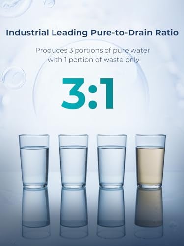 VIOMI 600GPD RO Water Filtration System, TDS and PFOS/PFOA Reduction, 9-Stage Reverse Osmosis Water Filter, NSF/ANSI 42, 53, and 372 Certified, Tankless Reverse Osmosis System Under Sink with Faucet - Image 3