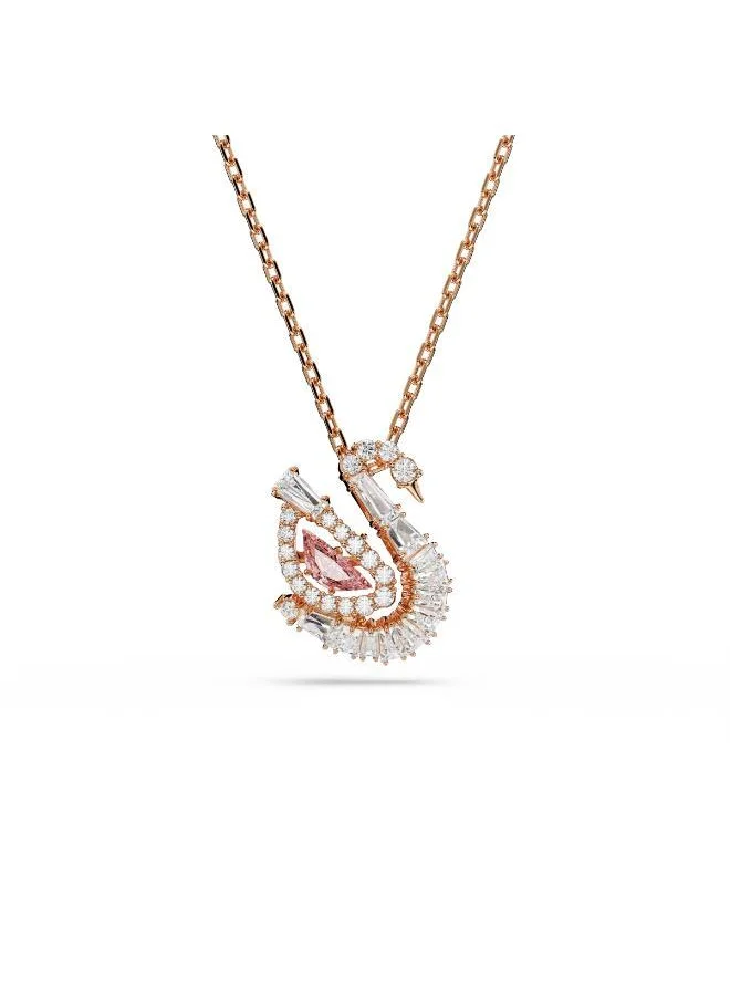 سواروفسكي Swan Long Necklace