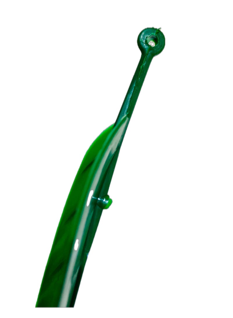 Generic أوراق المانجو الاصطناعية للزينة والحرف اليدوية وصنع الأكاليل (12 قطعة)  - Image 2