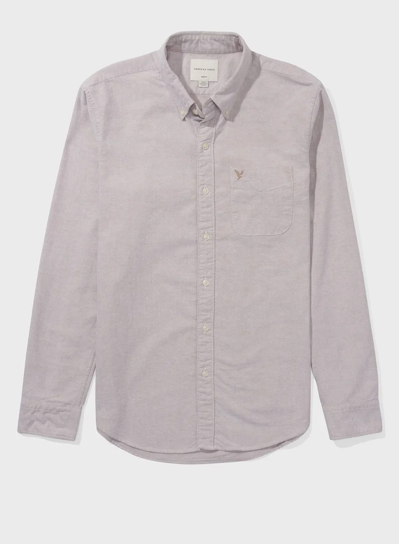American Eagle Button Down Regular Fit Shirt
