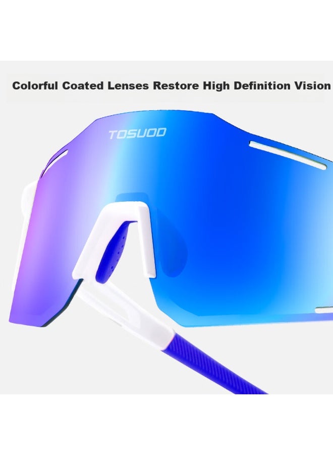 TOSUOD Tasiduizhang Children's Bicycle Riding Gl, Youth Boys And Girls Windproof Sandproof Colorful Polarized Skateboard Balance Bike Goggles - Image 2