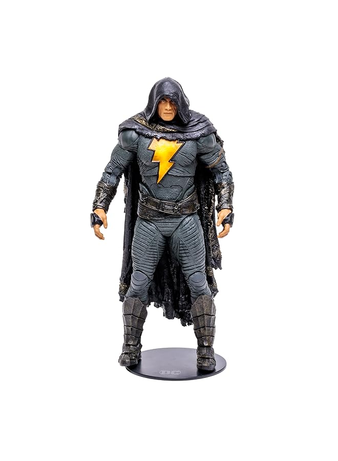 McFarlane Dc Black Adam Movie 7 Inches Action Figure With Cloak Ultra Articulated 22 Points Collectible Base + Art Card Poseable Dc Multiverse Toy For Kids And Adults - Image 1