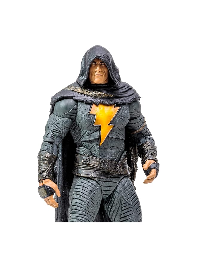 McFarlane Dc Black Adam Movie 7 Inches Action Figure With Cloak Ultra Articulated 22 Points Collectible Base + Art Card Poseable Dc Multiverse Toy For Kids And Adults - Image 3