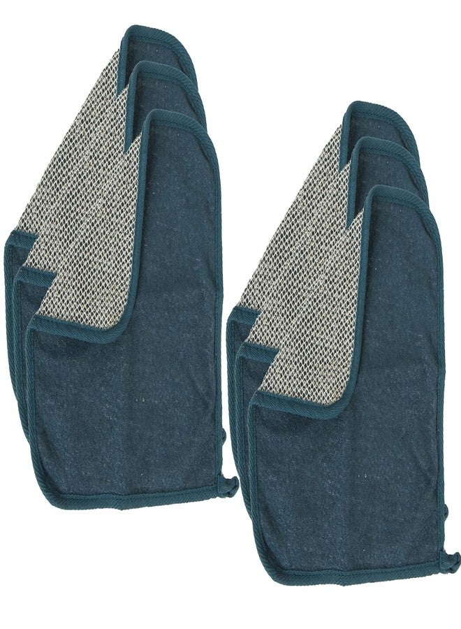 Paradiso 6pk Soft-Weave Wash Cloths, Teal - Image 1