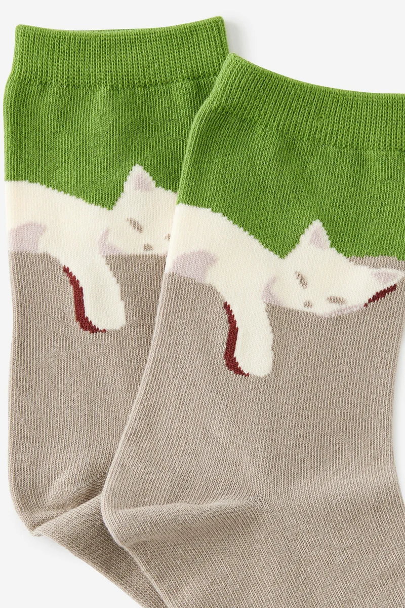 Typo Mid Crew Socks