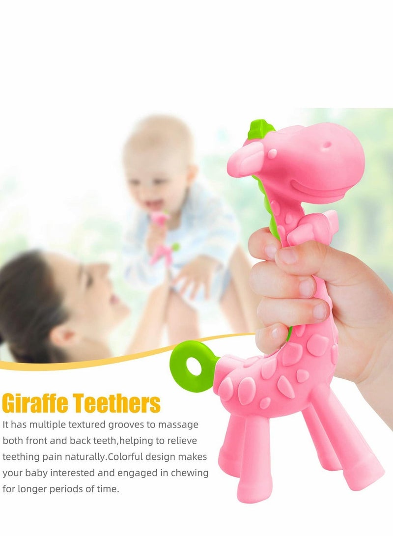 Y&D Baby Teething Toys and Natural Organic Food Feeder Pacifier Teether Chew Toys, KASTWAVE Bpa Free Set for Boys Girls, Fresh Fruit Feeding, 1 Teether, with 3 Silicone Sacs… - Image 2