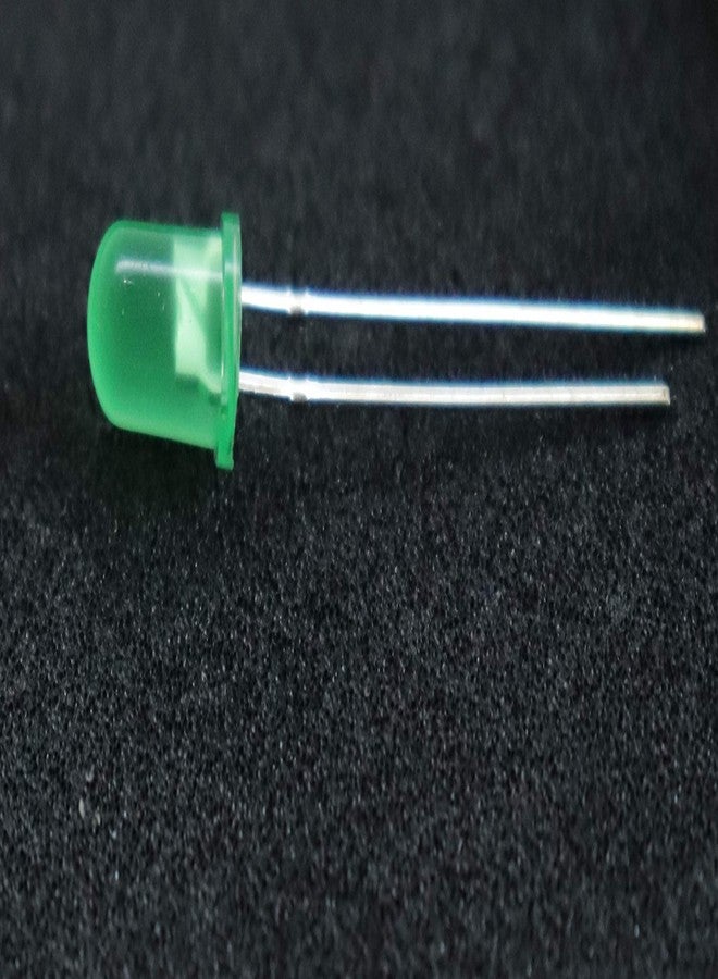 إلكترونيك سبايسس مصابيح LED خضراء 5 مم، مصابيح LED (أخضر داخل أخضر) أساسية، عبوة من 100 قطعة - Image 1