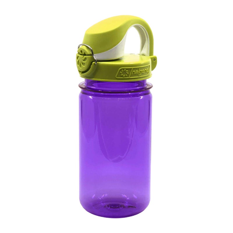Nalgene Kids OTF Bottle with Green Cap  12 oz  Purple - Image 1