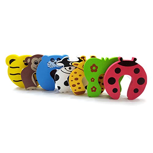 BabySafeHouse Finger Pinch Door Guard for Baby Safety (Animal Shape-Pack of 10)-Door Stopper for Protection from Door Slamming & Accidental Door Lock - Image 3