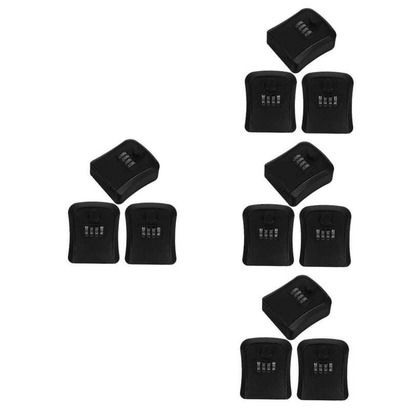 Wall Mount Combination Lock Box Portable Outdoor Key Safe with Code - Image 2