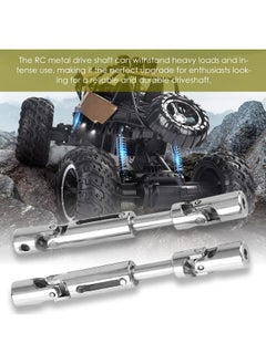 Dilwe Rc Car Drive Shaft 2 Pcs Metal Universal Rc Drive Shaft For Wpl 1/16 Scale Rc Military Truck Rc Model Upgrade Parts Accessories  - Image 5