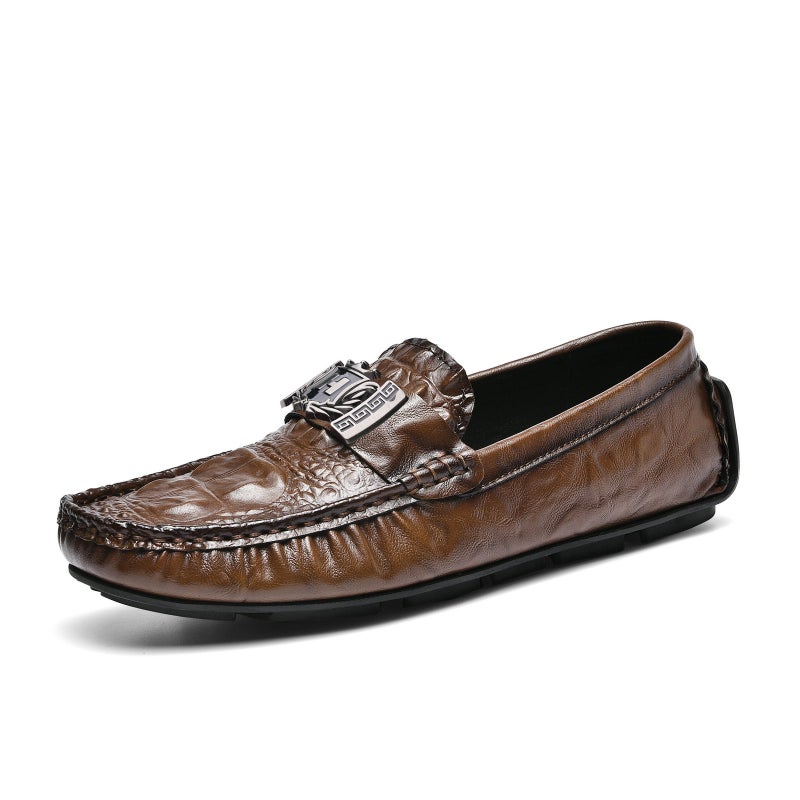 Men's Casual Genuine Leather Loafers - Image 5