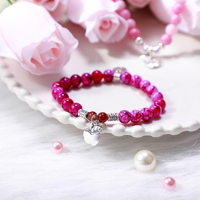 Remuuly 16 Pcs Teacher Valentine Gift, Teacher Appreciation Gifts Teacher Bracelet Gifts Valentines Day Gift Back to School Gifts with Gift Card - Image 5