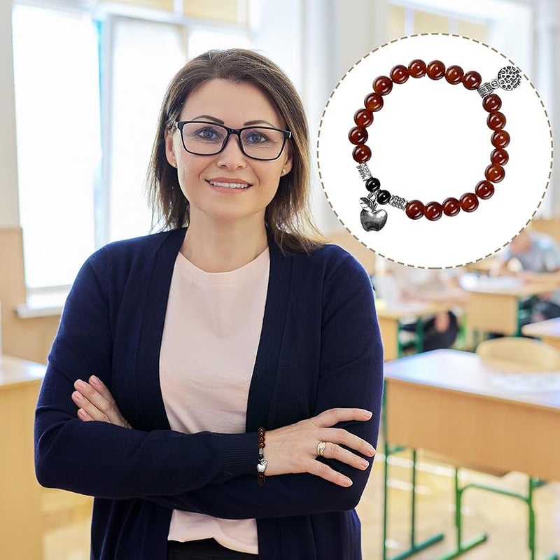 Remuuly 16 Pcs Teacher Valentine Gift, Teacher Appreciation Gifts Teacher Bracelet Gifts Valentines Day Gift Back to School Gifts with Gift Card - Image 4