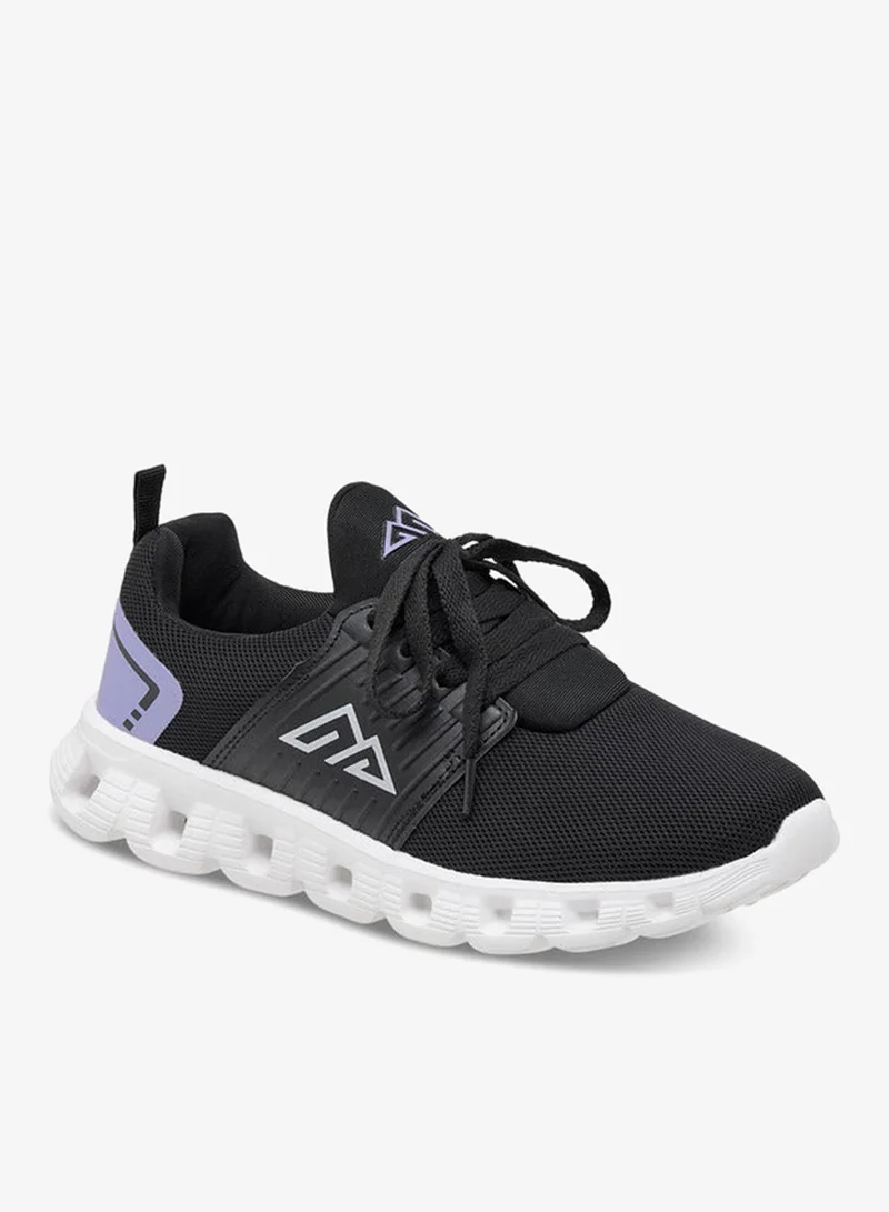Oaklan by Shoexpress Girls Logo Detail Sports Shoes with Lace-Up Closure