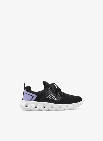 شو اكسبرس حذاء رياضي للبنات بتفاصيل شعار وإغلاق برباط